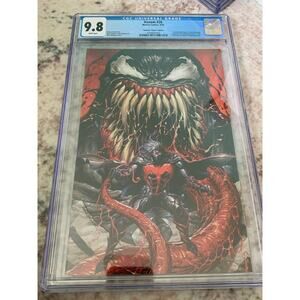 Venom #26 Kirkham SECRET VIRGIN Variant Cover 1st App of Virus 2020 CGC 9.8
